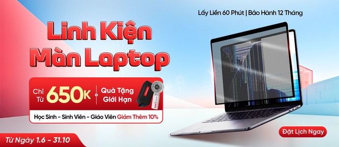 MÀN HÌNH LAPTOP<br>Chỉ từ 650K