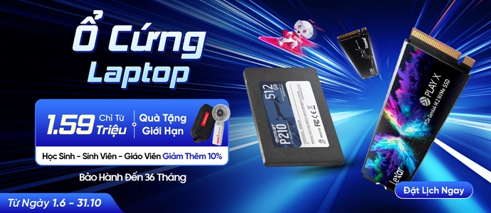 Ổ CỨNG LAPTOP<br>Chỉ từ 1,59TR