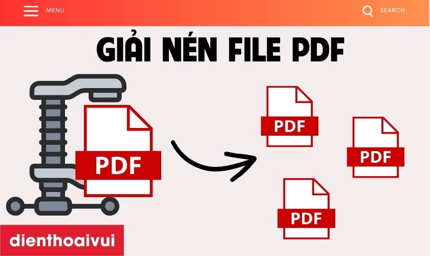 Giải nén file PDF cấp tốc miễn phí trên máy tính