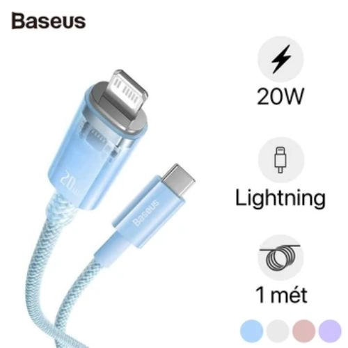 Cáp sạc Baseus Explorer Series Type-C To Lightning 20W 1m chính