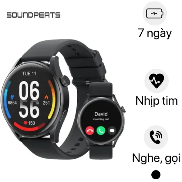 Soundpeats Watch4 Soundpeats Smart Watch Fitness Tracker