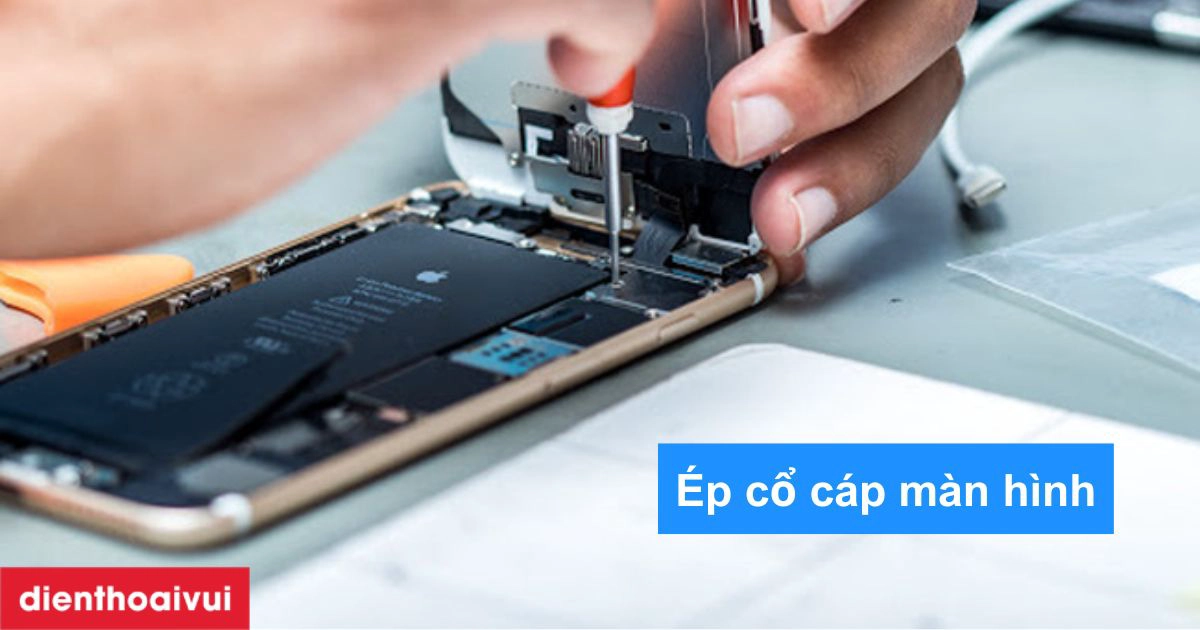 Ép cổ cáp màn hình điện thoại chính hãng, giá rẻ nhất 2025