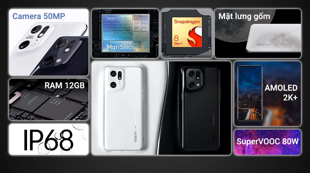 Oppo find x5 pro 5G Gen1 12+4gb/256gb