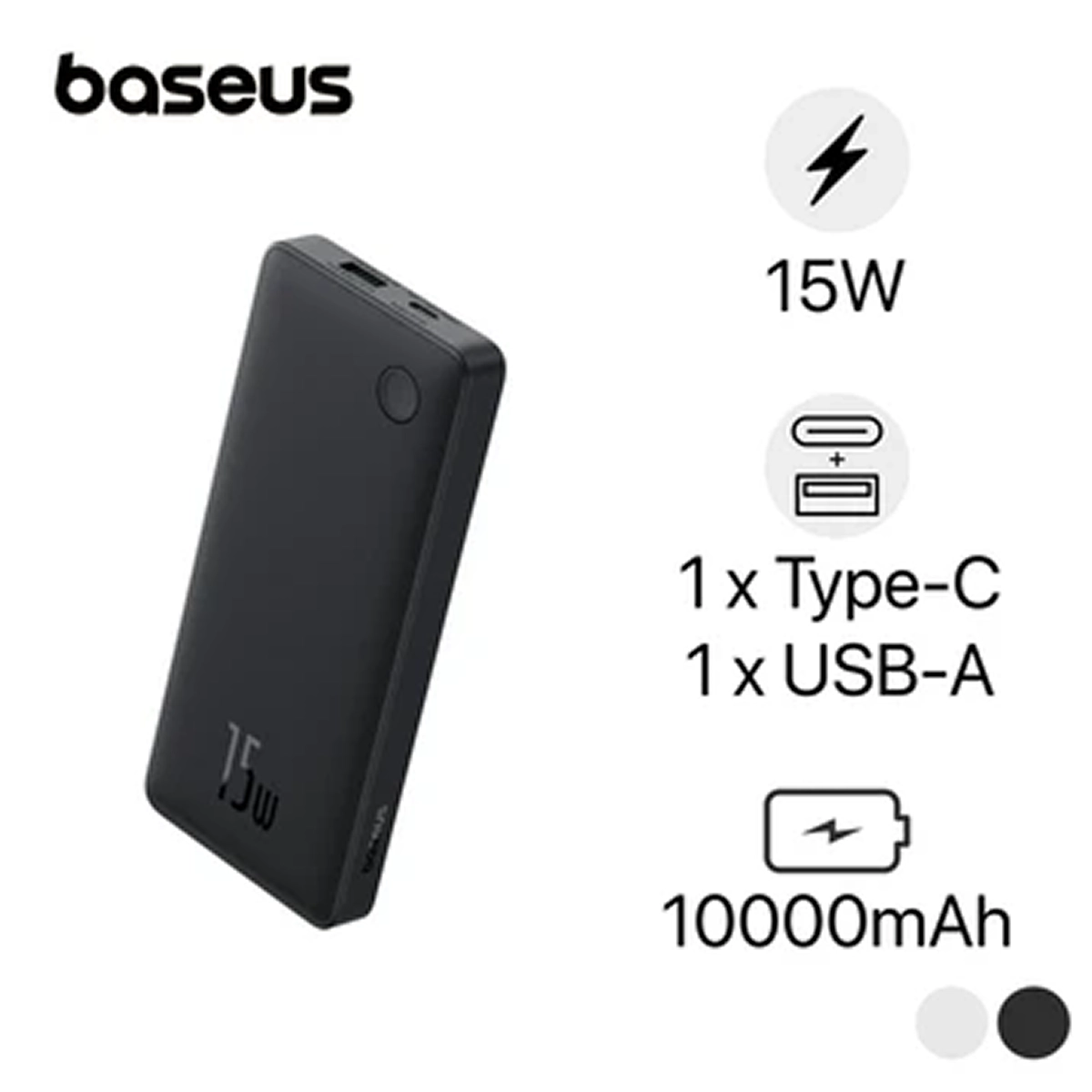 Pin Dự Phòng Baseus Airpow 10000mAh 15W chính hãng | Lấy liền