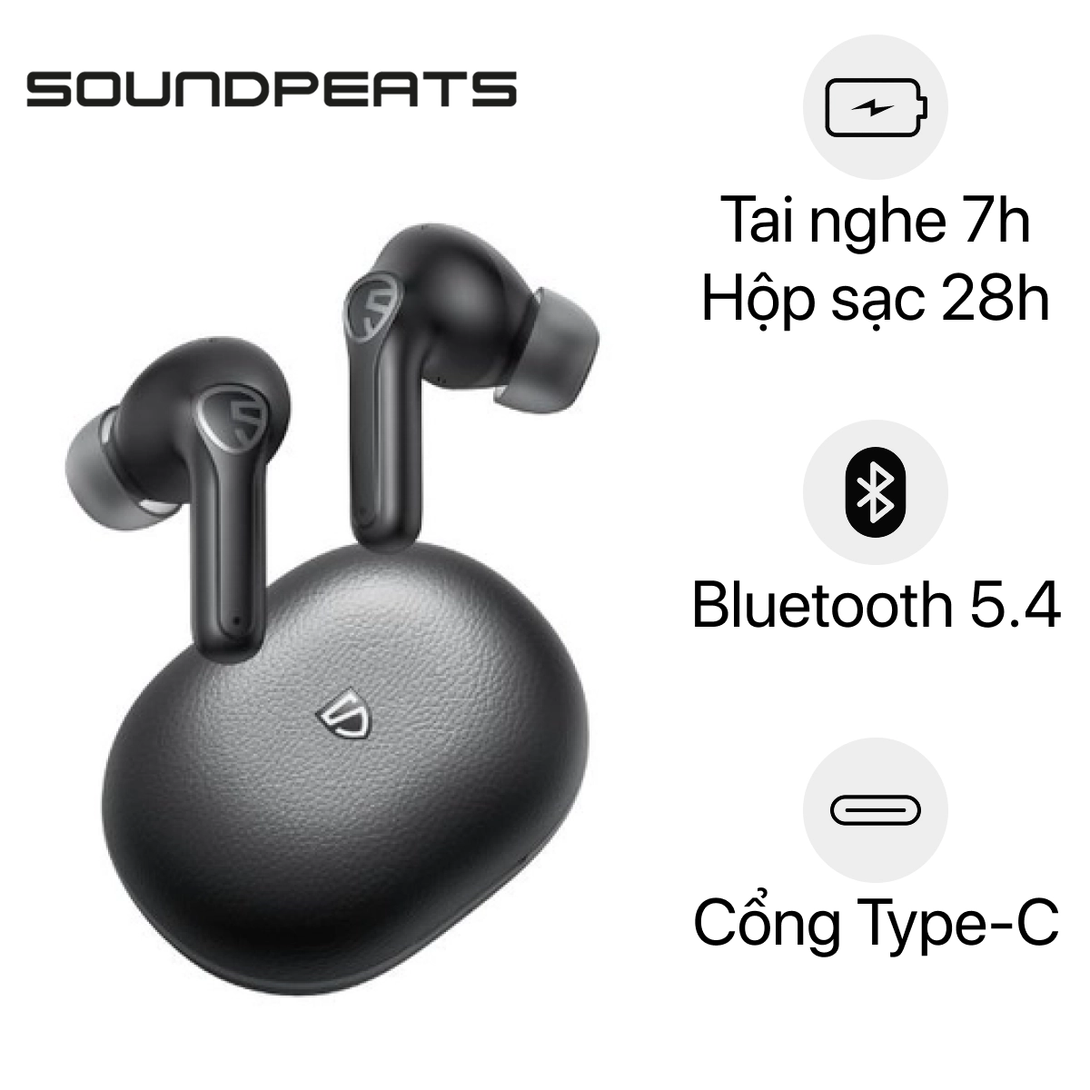 Tai nghe SoundPeats T3 Pro ANC | Giá tốt, giao hàng nhanh