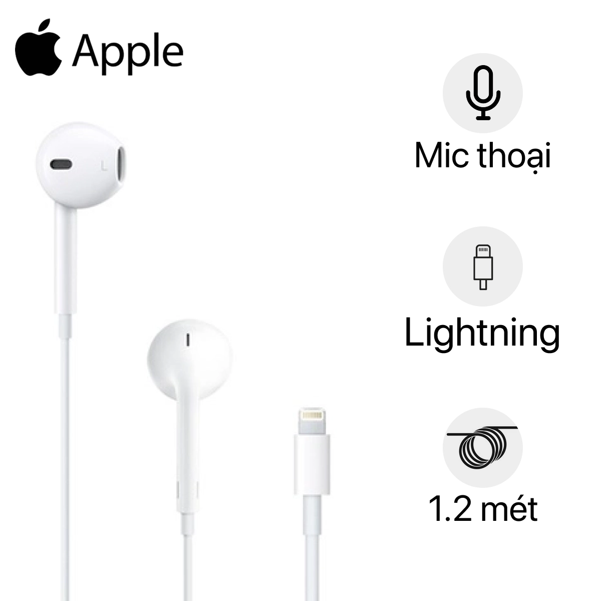 Apple Lightning Cascos Cable Iphone Earpods Iphone AudÃfonos Apple