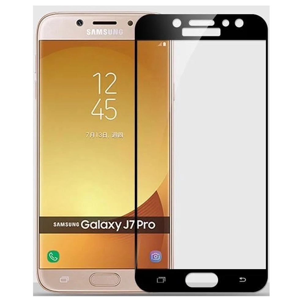 Dán cường lực Samsung Galaxy J7 Pro full màn chính hãng | Lấy liền
