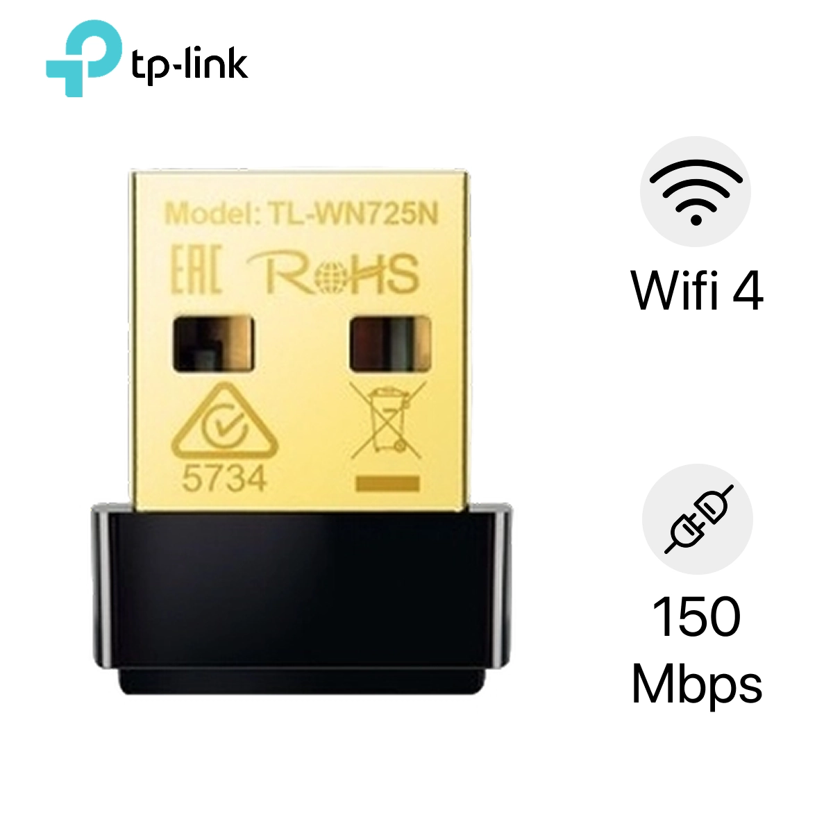 USB Wifi TP-Link TL- WN725N siêu nhỏ chuẩn N tốc độ 150Mbps