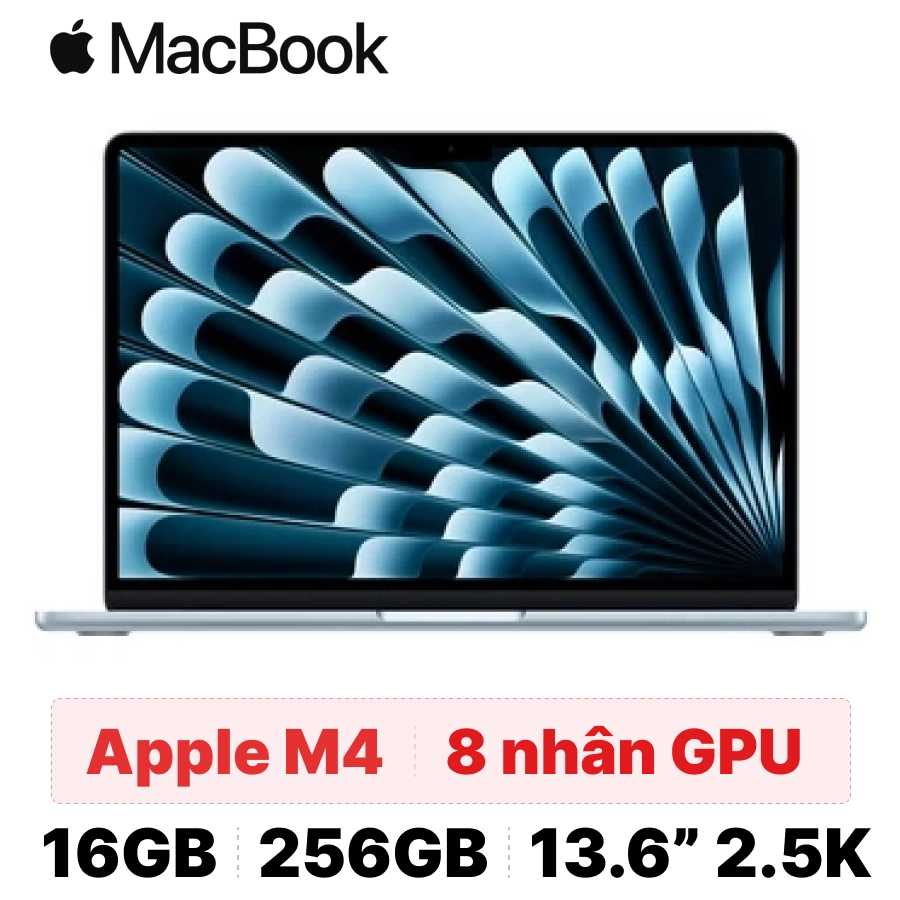 MacBook Air M4 13 inch 16GB 256GB 2025 - Đã kích hoạt chính hãng