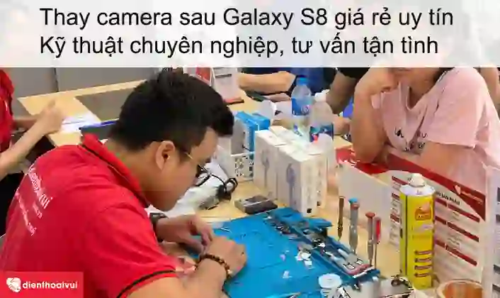 Thay camera sau Samsung Galaxy S8 5