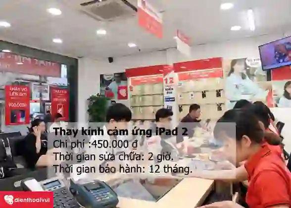 thay kính cảm ứng ipad 2 5