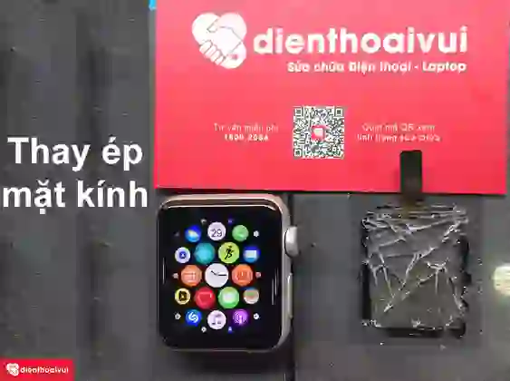 Thay ép kính Apple Watch Series 4 5