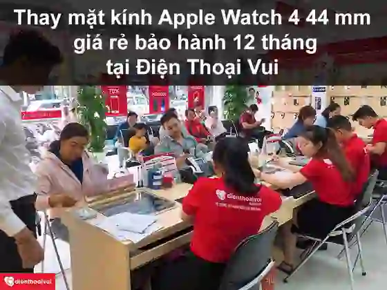 Thay ép kính Apple Watch Series 4 6