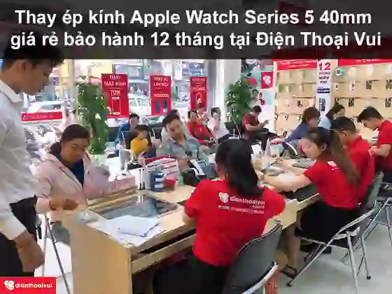 Thay ép kính Apple Watch Series 5 5