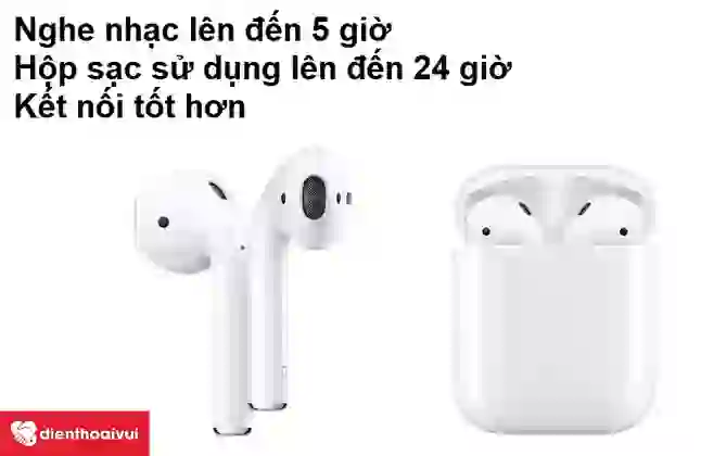 thay pin hộp đựng tai nghe Airpods 2 2