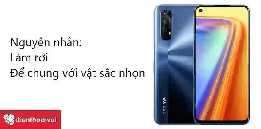 Thay ép kính Realme 7 chính hãng 2