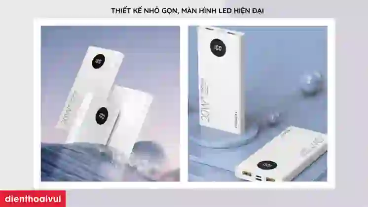 Pin dự phòng Pisen Quick Ultra 10.500mAh màn hình LED 9