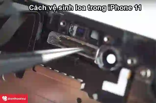 thay dây nối loa trong iphone 11 giữ nguyên chức năng face id 3