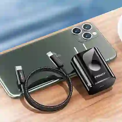 Combo Sạc Pisen Quick PD 18W Kèm Cáp Lightning 2