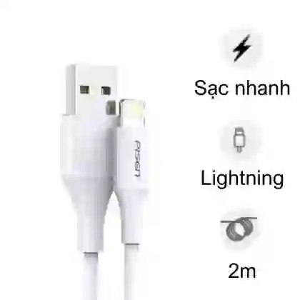 Cáp Pisen Fast - Vivid USB-A to lightning 1m 1