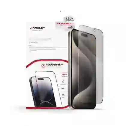 Dán Chống Va Đập Iphone 15 Pro Max Zeelot Solidleek Privacy Full Cao Cấp Đen 2