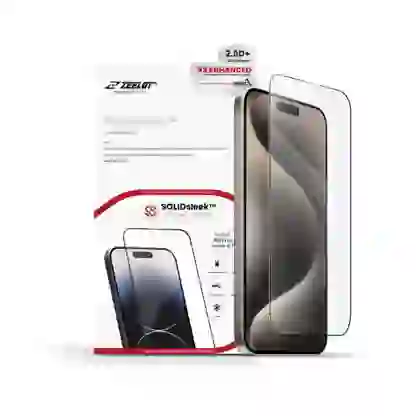 Dán Chống Va Đập Iphone 15 Pro Max Zeelot Solidsleek Matte Full Cao Cấp Đen 2