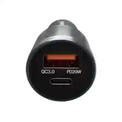 Sạc nhanh Mini Trusmi PD 65w Gan 1A+2C kèm cáp Type-C to Type-C 60w (US) CH05 2