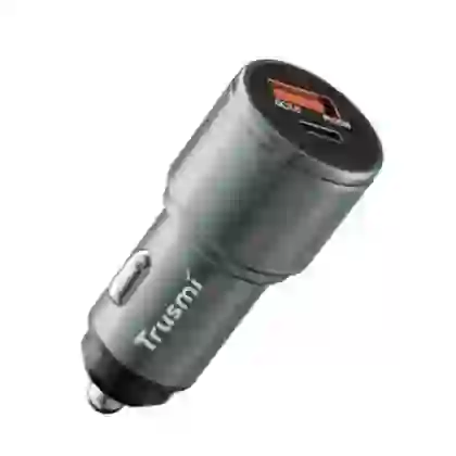 Sạc nhanh Mini Trusmi PD 65w Gan 1A+2C kèm cáp Type-C to Type-C 60w (US) CH05 3