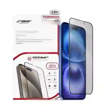 Apple iPhone 16 Plus dán va đập chống nhìn trộm Zeelot Solidleek Privacy cao cấp 1
