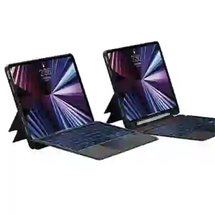 Bàn phím + bao da iPad Pro 11/Air 10.9 Wiwu Mag Touch 2