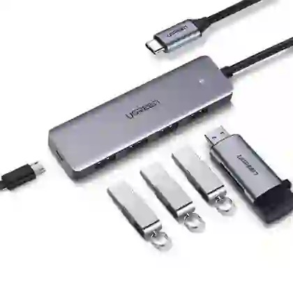 Bộ chia HUB Ugreen USB 3.0 CM219 70336 4 cổng 1M 3