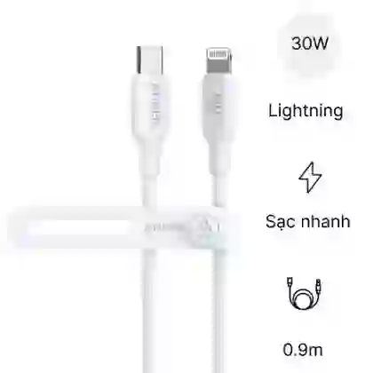 Cáp Anker 542 USB-C to Lightning 0.9m TPE BIO-BASED A80B1H21 1