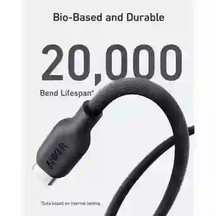 Cáp Anker 543 USB-C to USB-C Nylon BIO-BRAIDED dài 1.8M A80E6 4