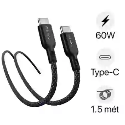 Cáp Innostyle Powernova Type-C to Type-C 1.5m 60w 1