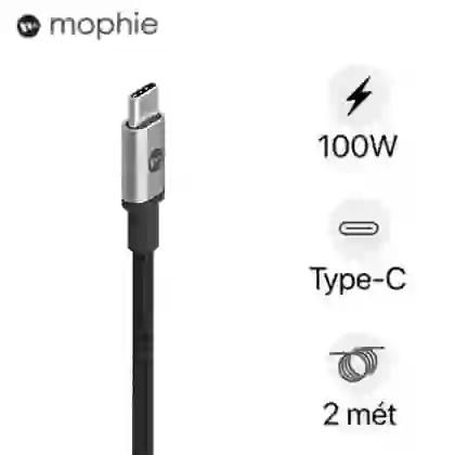 Cáp Mophie USB-C to USB-C 100W 2m 1