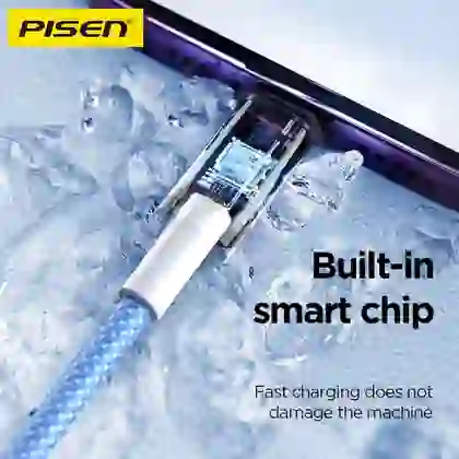 Cáp Pisen Fast - Vivid USB-A to lightning 1m 4