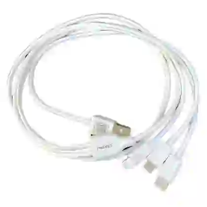 Cáp Pisen Mr White 3-in-1 (Lightning/Type-C/ Micro) 3