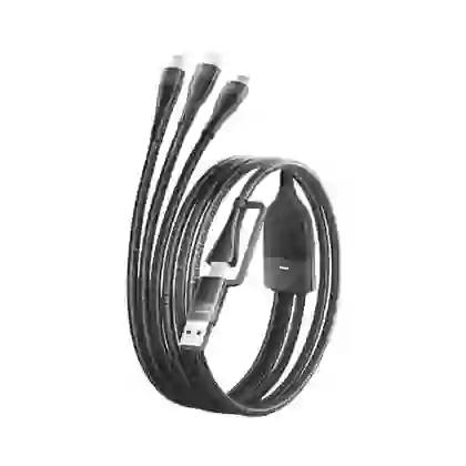 Cáp Pisen Pro Mars God 2-in-1 ( Lightning/Type-C/Micro) USB-A/USB-C 1.2m 2