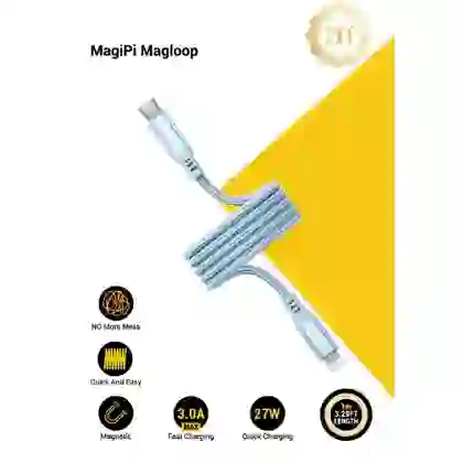 Cáp Pisen Quick MagiPi Magloop Type-C to Lightning 27w 1m 1