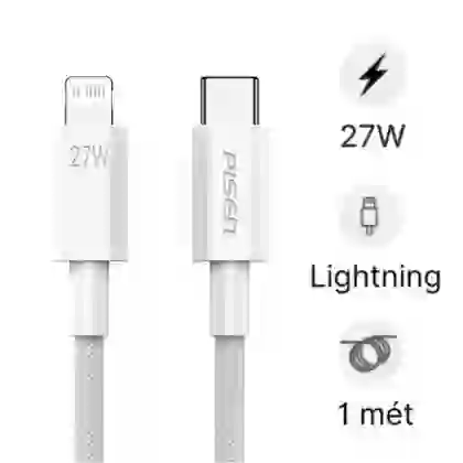 Cáp Pisen QuickVivid USB-C to lightning 1m 1