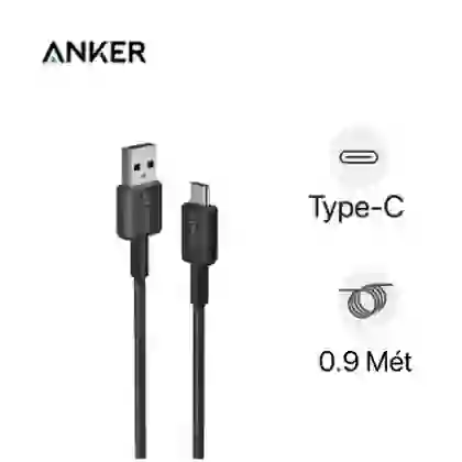 Cáp sạc Anker 322 USB-A to USB-C 0.9m Nylon A81H5H11 1