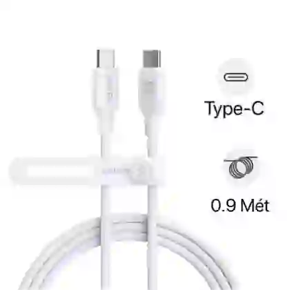 Cáp sạc Anker 544 140W USB-C to USB-C 0.9M A80F1H11 3