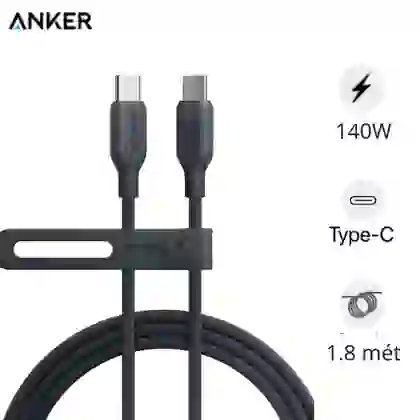 Cáp sạc Anker 544 USB-C To Usb-C 140W 1.8m A80F2H11 1