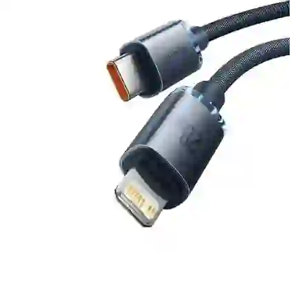 Cáp Baseus Crystal Shine USB-C to lightning dài 2M 3