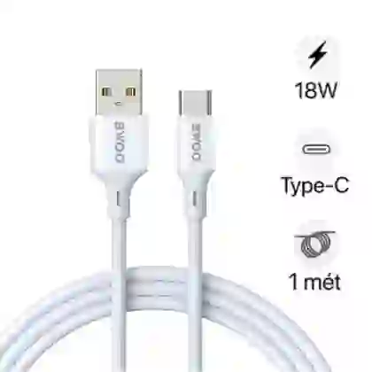 Cáp sạc nhanh BWOO Type-C 3A X281C dài 1M 1
