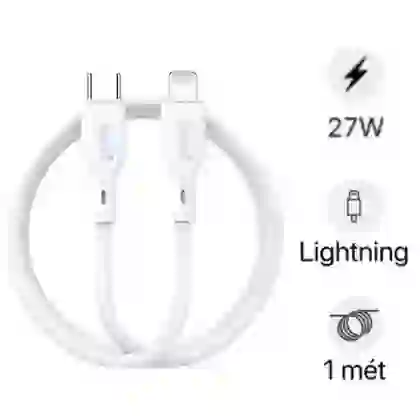 Cáp sạc nhanh BWOO Type-C to Lightning 27W X286C-L dài 1M 1