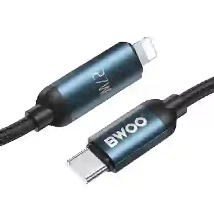 Cáp sạc nhanh BWOO Type-C to Lightning 27W X305 dài 1M 3