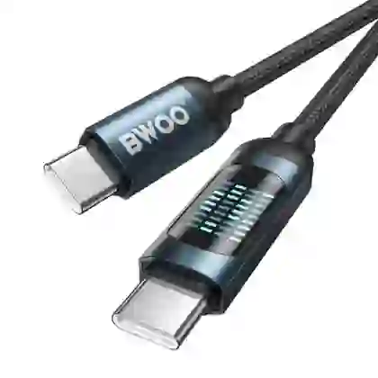 Cáp sạc nhanh BWOO Type-C to Type-C 60W X304 dài 1M 2