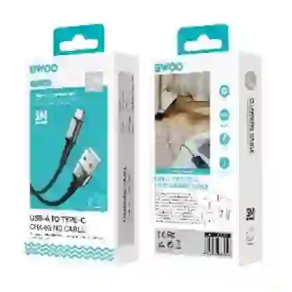 Cáp sạc nhanh BWOO Type-C X288C dài 1M 3
