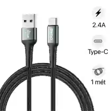 Cáp sạc nhanh BWOO Type-C X288C dài 1M 1
